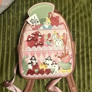 Loungefly Alice in wonderland mini backpack